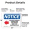 Signmission Delivery Entrance Contractors OSHA Notice Sign, Plastic, 24in W x 18in L, 2PK OS-2PACK-NS-P-1824-L-10966 - alternate 4